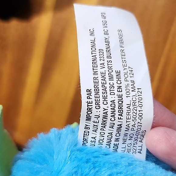 Vintage 1994 Swibco Puffkin Franklin the Fox and Fuzzy Friends Bluebird, 5" - Picture 6 of 11